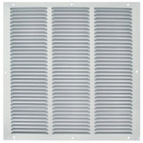 ProSource 1RA1818 Air Return Grille, 19-3/4 in L, 19-3/4 in W, Square, Steel, White, Powder Coated