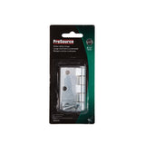 ProSource LR-039-PS Utility Hinge, Steel, Zinc, Removable Pin, 180 deg Range of Motion, Full Mortise Mounting