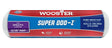 Wooster R206-9 Roller Cover, 3/16 in Thick Nap, 9 in L, Woven Fabric Cover, White