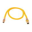 Eastman 20YE50V148B Gas Connector, 1/2 in, FIP x MIP, Stainless Steel, Epoxy-Coated, 48 in L, 1/2 in OD