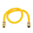 Eastman EZ-20 Series 20YE515036B Gas Connector, 1/2 in, FIP x MIP, Stainless Steel, Epoxy-Coated, 36 in L, 1/2 in OD