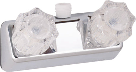 Utopia Shower Valve, Chrome w/Toa pot Handles