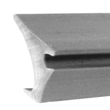 Make-2-Fit P 7774 Glass Glazing Spline, 0.16 in W, 25/64 in Thick, 200 ft L, Vinyl, Gray