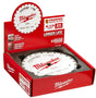 Milwaukee 48-41-0620 Circular Saw Blade, 6-1/2 in Dia, 5/8 in Arbor, 24-Teeth, Cobalt/Tungsten Carbide Cutting Edge