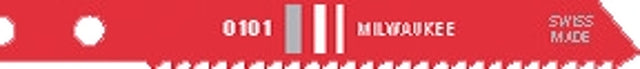 Milwaukee 48-42-0120 Jig Saw Blade, 9/32 in W, 2-3/4 in L, 18 TPI, HSS Cutting Edge