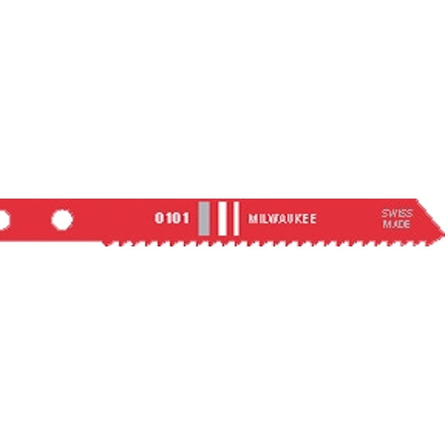 Milwaukee 48-42-0140 Jig Saw Blade, 9/32 in W, 2-3/4 in L, 24 TPI, High-Speed Steel Cutting Edge