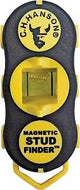 CH Hanson 03040 Magnetic Stud Finder, 1 in Detection, Black/Yellow, Detectable Material: Metal/Wood