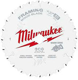 Milwaukee 48-41-0723 Circular Saw Blade, 7-1/4 in Dia, 5/8 in Arbor, 24-Teeth, Pack of 10