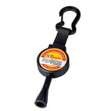 CH Hanson 10573 Retractable String Carpenter Pencil, 48 in L, Metal/Plastic Barrel, Black Barrel, Pack of 12