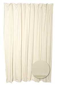 Zenna Home H20BB Shower Curtain/Liner, 72 in L, 70 in W, Polyester, Beige/Tan