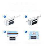 Magic AC Mount MACM301 AC Support Bracket, Metal, White, For: Window Air Conditioners
