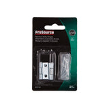 ProSource LR-052-PS Utility Hinge, Steel, Zinc, Removable Pin, 180 deg Range of Motion, Full Mortise Mounting, 7 lb