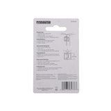 ProSource LR-052-PS Utility Hinge, Steel, Zinc, Removable Pin, 180 deg Range of Motion, Full Mortise Mounting, 7 lb