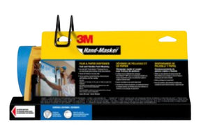 3M Hand-Masker M3000PAK Masking Film Kit, 1.496 in Max Tape W, Metal/Plastic, Blue