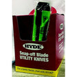 Hyde 49697 Assorted Color Snap Knife Display Bucket 18mm 25/pk