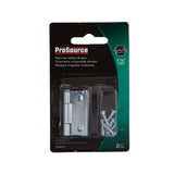 ProSource LR-053-PS Utility Hinge, Steel, Zinc, Removable Pin, 180 deg Range of Motion, Full Mortise Mounting, 7 lb