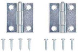 ProSource LR-053-PS Utility Hinge, Steel, Zinc, Removable Pin, 180 deg Range of Motion, Full Mortise Mounting, 7 lb