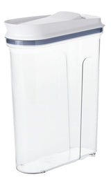 Oxo 11114100 Cereal Dispenser, 4.5 qt Capacity, Plastic/Silicone, Clear, 10.2 in L, 4 in W, 12-1/2 in H