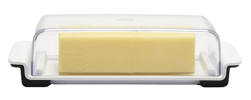 Oxo 11122500 Butter Dish, Plastic, Clear, Gloss, 7.7 in L, 2 in W
