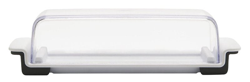 Oxo 11122500 Butter Dish, Plastic, Clear, Gloss, 7.7 in L, 2 in W