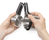 Good Grips 11132000 Measuring Cup Set, Stainless Steel, Black