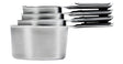 Good Grips 11132000 Measuring Cup Set, Stainless Steel, Black