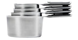Good Grips 11132000 Measuring Cup Set, Stainless Steel, Black
