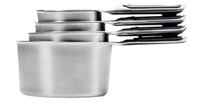 Good Grips 11132000 Measuring Cup Set, Stainless Steel, Black