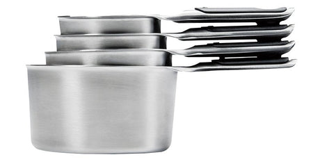 Good Grips 11132000 Measuring Cup Set, Stainless Steel, Black