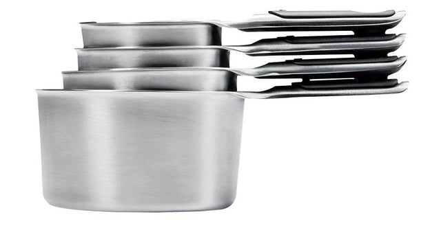 Good Grips 11132000 Measuring Cup Set, Stainless Steel, Black