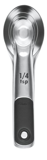 Good Grips 11132100 Measuring Spoon Set, Stainless Steel