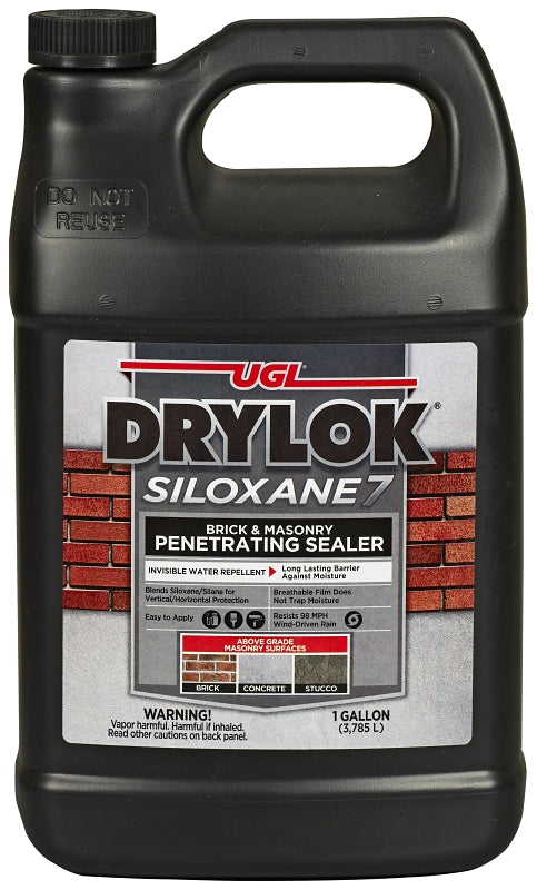 Drylok 23613 Brick and Masonry Sealer, Milky White, Liquid, 1 gal, Pack of 2