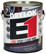 Drylok 23813 Epoxy Floor Paint, Semi-Gloss, Platinum, 1 gal, Pack of 2