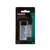 ProSource LR-049-PS Utility Hinge, 1-1/2 in H Door Leaf, 5/8 in W Door Leaf, 1.7 mm Thick Door Leaf, 2 in L x 1-1/2 in W