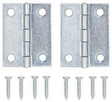 ProSource LR-049-PS Utility Hinge, 1-1/2 in H Door Leaf, 5/8 in W Door Leaf, 1.7 mm Thick Door Leaf, 2 in L x 1-1/2 in W
