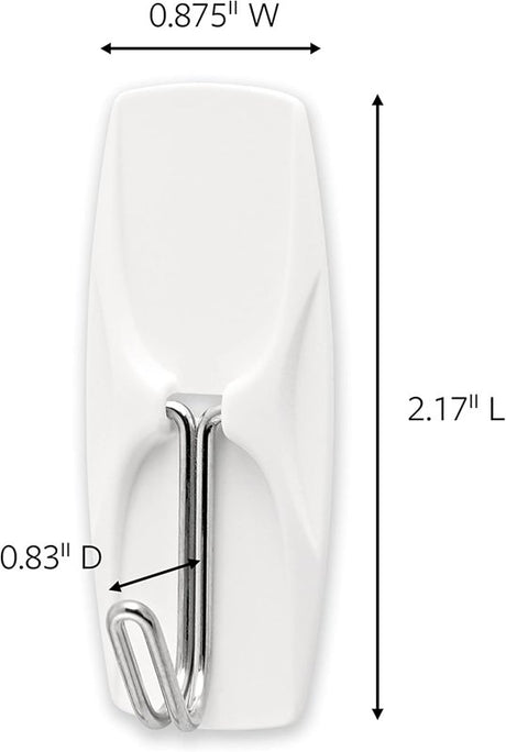 WIRE TOGGLE HOOK WHITE MEDIUM