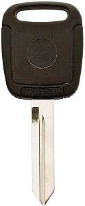 Hy-Ko 18FORD150 Chip Key, Brass/Plastic, Nickel, For: Ford Vehicle Locks