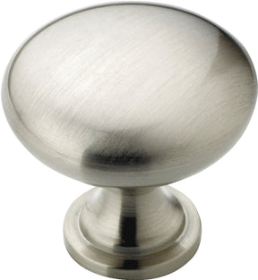 Amerock Edona Series BP53005G10 Cabinet Knob, 1-1/8 in Projection, Zinc, Satin Nickel