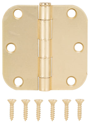 ProSource LR-703-PS Door Hinge, 3 in H Door Leaf, 3 in W Door Leaf, 2 mm Thick Door Leaf, 3 x 3 in, Steel, Satin Bronze
