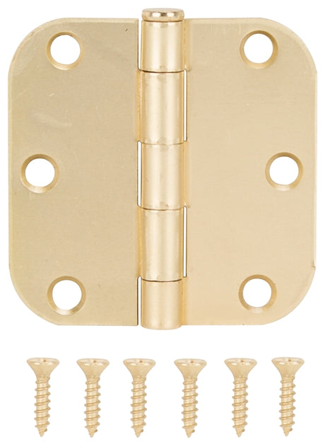 ProSource LR-703-PS Door Hinge, 3 in H Door Leaf, 3 in W Door Leaf, 2 mm Thick Door Leaf, 3 x 3 in, Steel, Satin Bronze