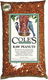 Cole's RP10 Raw Peanuts Wild Bird Food, Straight, Seed, 10 lb Bag