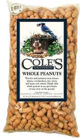 Cole's WP2.5 Whole Peanuts Wild Bird Food, Straight, Seed, 2.5 lb Bag
