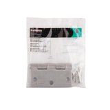 ProSource LR-708-PS Square Corner Door Hinge, Steel, Satin Nickel, Loose Pin, 180 deg Range of Motion