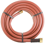 Swan ContractorPLUS CSNCG34050 Heavy-Duty Garden Hose, 3/4 in, 50 ft L, Female, Rubber/Vinyl, Red