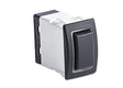 Sierra RK40670B Rocker Switch w/Halo LED Light, ON - OFF - ON, DPDT, Blue