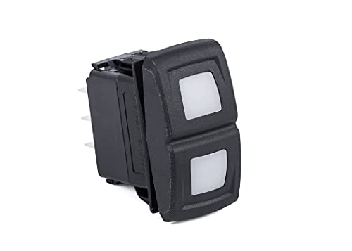 Sierra RK19090 Contura XIV Rocker Switch, ON-OFF-ON, DPDT