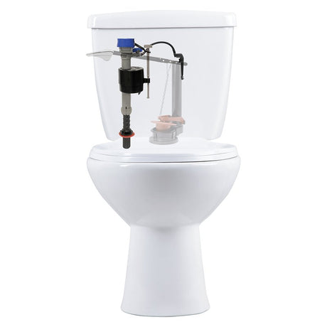 Fluidmaster PerforMAX Series K-400H-043-T4 Fill Valve and Flapper Kit, Plastic/Rubber Body, Multi-Color