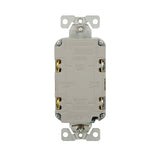 Eaton TRGF15LA Self-Test GFCI Receptacle, 125 V, 15 A, NEMA: NEMA 5-15R, Back, Side Wiring, Light Almond