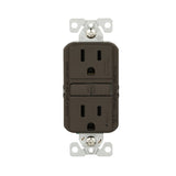 Eaton TRGF15RB-BX-L Self-Test GFCI Receptacle, 125 V, 15 A, NEMA: NEMA 5-15R, Back, Side Wiring, Oil-Rubbed Bronze
