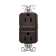 Eaton TRGF15RB-BX-L Self-Test GFCI Receptacle, 125 V, 15 A, NEMA: NEMA 5-15R, Back, Side Wiring, Oil-Rubbed Bronze